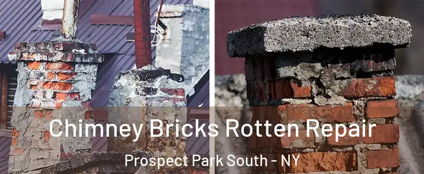 Chimney Bricks Rotten Repair Prospect Park South - NY