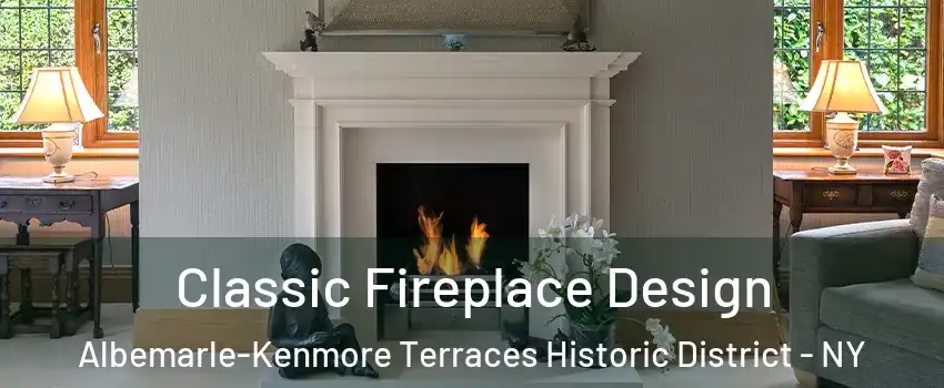 Classic Fireplace Design Albemarle-Kenmore Terraces Historic District - NY