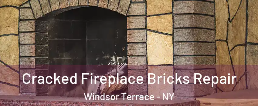 Cracked Fireplace Bricks Repair Windsor Terrace - NY