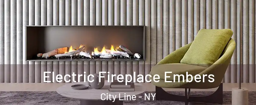 Electric Fireplace Embers City Line - NY