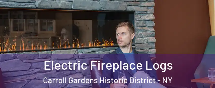 Electric Fireplace Logs Carroll Gardens Historic District - NY