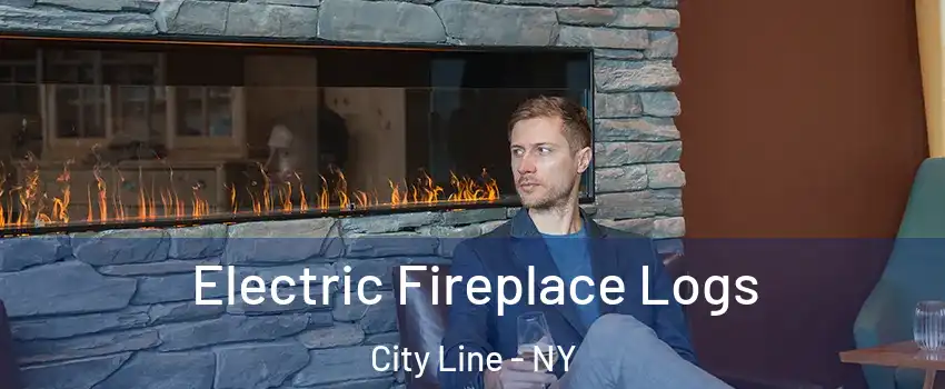 Electric Fireplace Logs City Line - NY