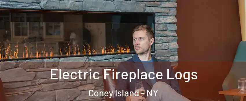 Electric Fireplace Logs Coney Island - NY