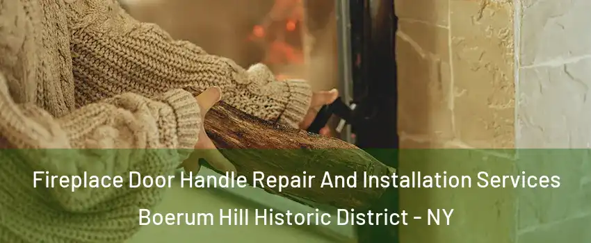 Fireplace Door Handle Repair And Installation Services Boerum Hill Historic District - NY