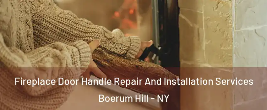 Fireplace Door Handle Repair And Installation Services Boerum Hill - NY