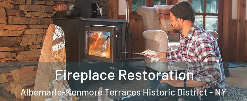 Fireplace Restoration Albemarle-Kenmore Terraces Historic District - NY