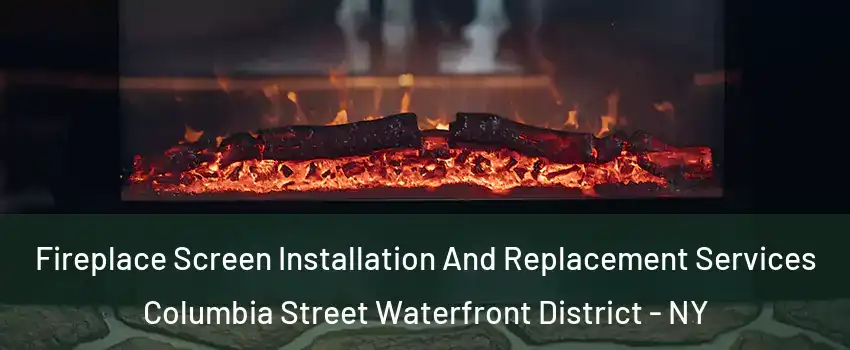 Fireplace Screen Installation And Replacement Services Columbia Street Waterfront District - NY