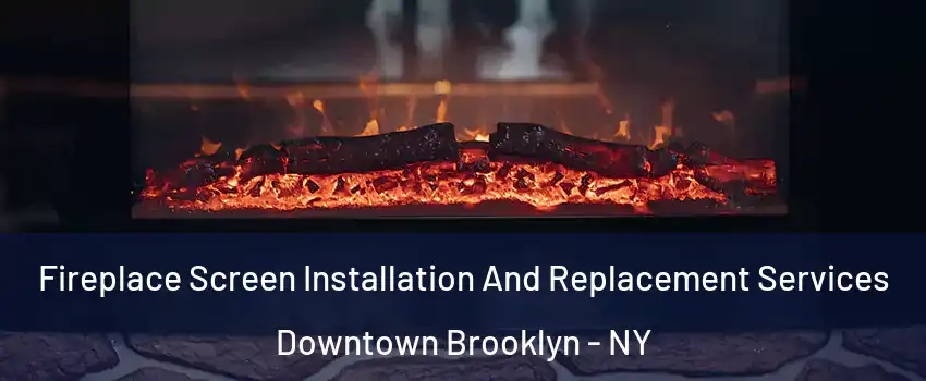 Fireplace Screen Installation And Replacement Services Downtown Brooklyn - NY