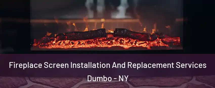 Fireplace Screen Installation And Replacement Services Dumbo - NY