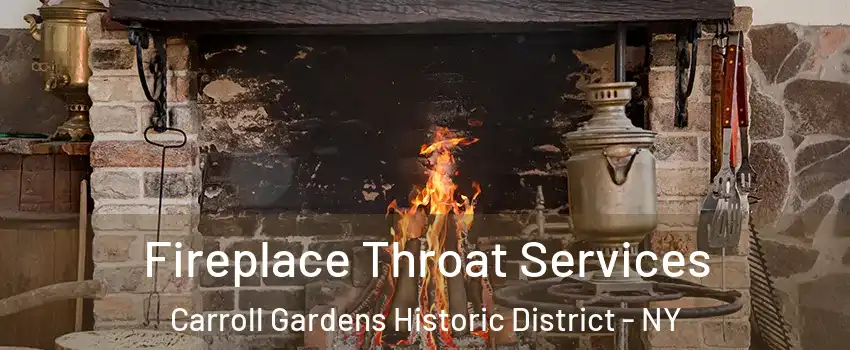 Fireplace Throat Services Carroll Gardens Historic District - NY