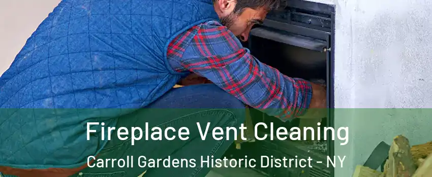 Fireplace Vent Cleaning Carroll Gardens Historic District - NY