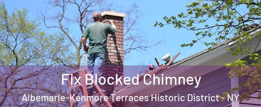 Fix Blocked Chimney Albemarle-Kenmore Terraces Historic District - NY