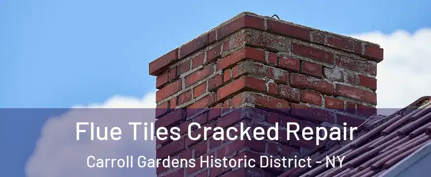 Flue Tiles Cracked Repair Carroll Gardens Historic District - NY