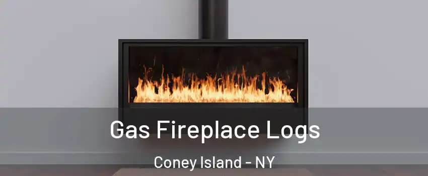 Gas Fireplace Logs Coney Island - NY