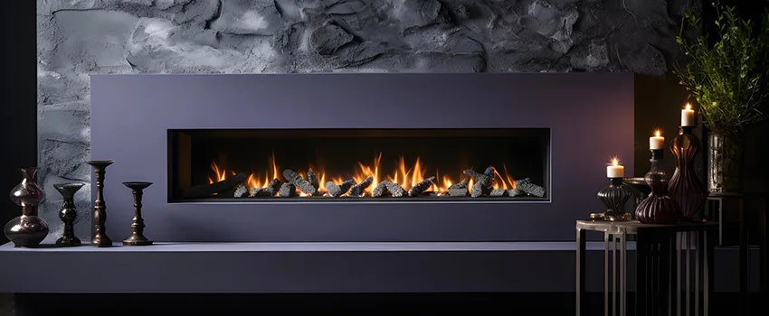 Ember Bed for Ventless Gas Fireplace in Greenpoint Landing, NY