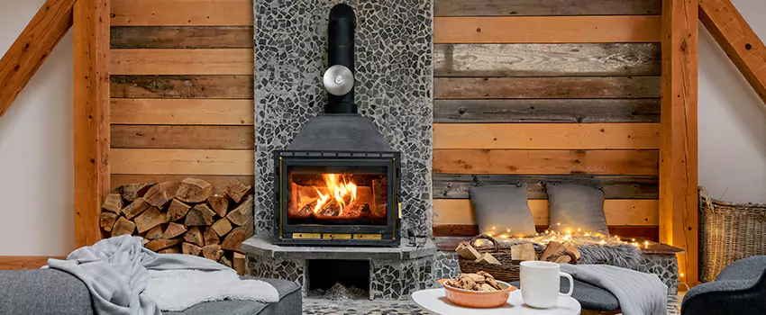 Thelin Hearth Products Direct Vent Gas Stove Fireplace Inspection in West Brighton, New York