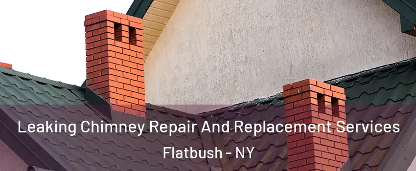 Leaking Chimney Repair And Replacement Services Flatbush - NY