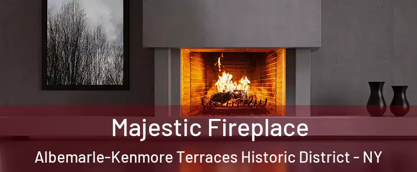 Majestic Fireplace Albemarle-Kenmore Terraces Historic District - NY