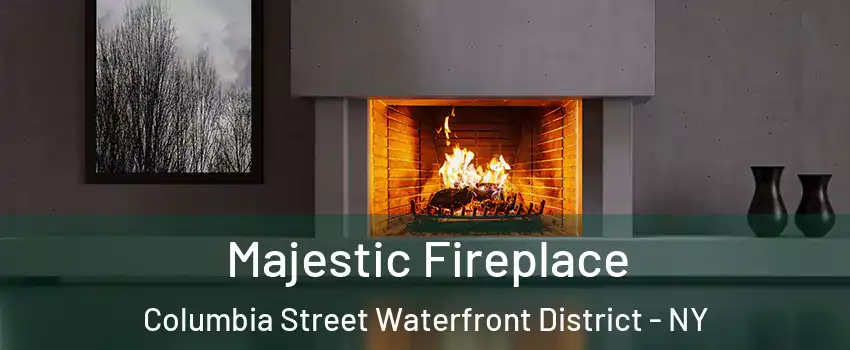 Majestic Fireplace Columbia Street Waterfront District - NY