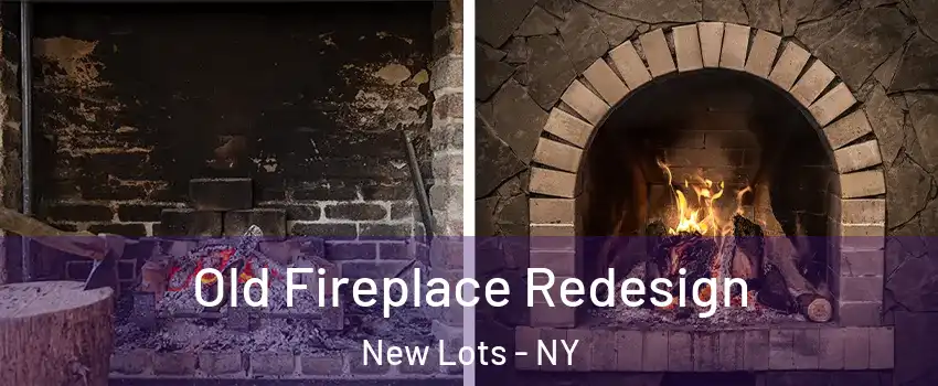 Old Fireplace Redesign New Lots - NY