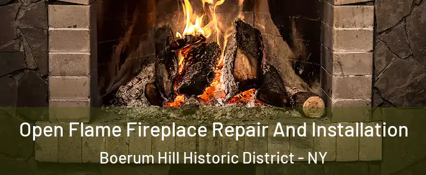 Open Flame Fireplace Repair And Installation Boerum Hill Historic District - NY