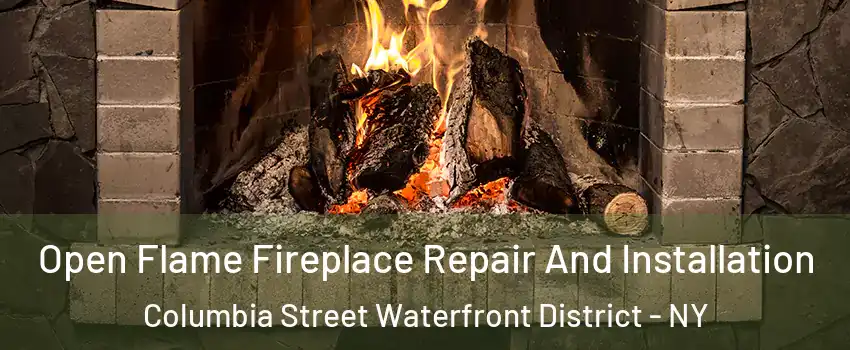 Open Flame Fireplace Repair And Installation Columbia Street Waterfront District - NY