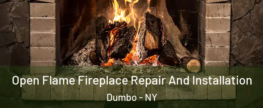 Open Flame Fireplace Repair And Installation Dumbo - NY