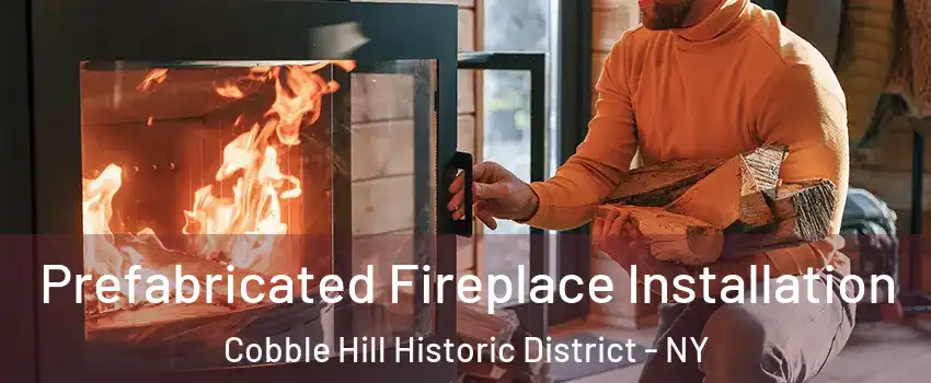 Prefabricated Fireplace Installation Cobble Hill Historic District - NY