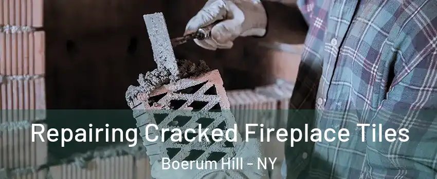 Repairing Cracked Fireplace Tiles Boerum Hill - NY