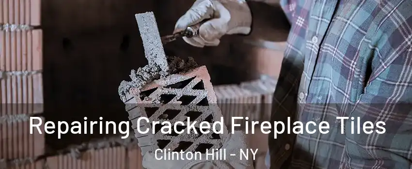 Repairing Cracked Fireplace Tiles Clinton Hill - NY