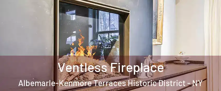 Ventless Fireplace Albemarle-Kenmore Terraces Historic District - NY